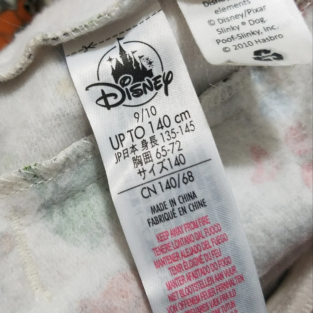 Pixar Toy Story 4 Character Cartoon Print Kids Hoodie Zip 9/10 Disney Sweatshirt - Picture 3 of 13